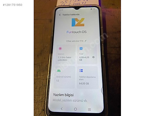 Used & Brand New Items / Cell Phones & Accessories / Cell Phones / Vivo / Y16