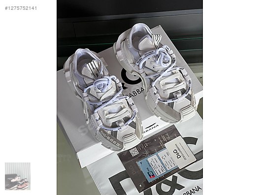 00s dolce&gabbana ITALIA white l/s 白 Dolce&Gabbana Sneakers Kadın Spor ayakkabı - Spor Ayakkabı