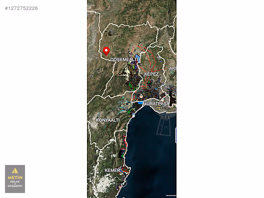 DÖŞEMEALTI AKKOÇ MH SATILIK TARLA #1272752226