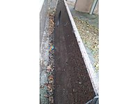 2.5 metre boyunda granit evyeli mutfak mermeri