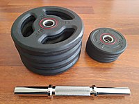 Domyos Corength Kauçuk Ağırlık Plakası Demir Dambıl Halter 25kg #1283753001