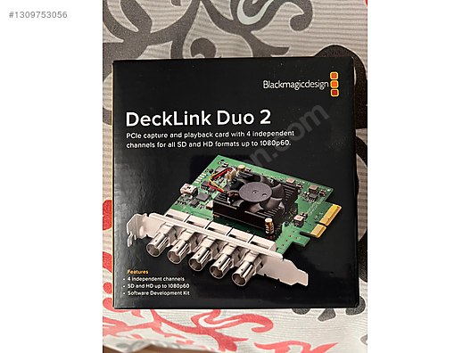 Blackmagic Design DeckLink Duo 2 Capture Card - SIFIR ÜRÜN