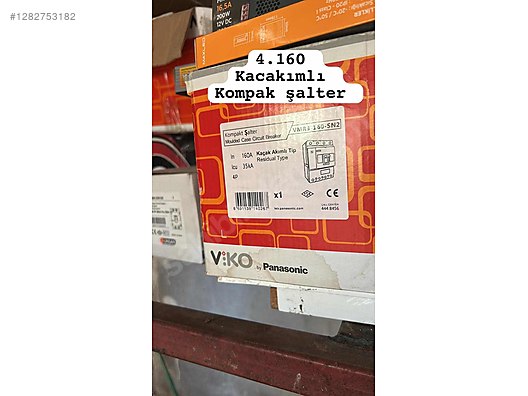 Viko 4X160 Amper 4 Kutuplu 35KA Kaçak Akımlı Kompakt Şalter - Sigorta ve Yapı Malzemeleri sahibinden.com'da