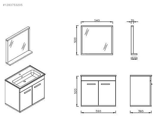 Sahibinden Banyo Dolabı