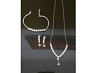 Pırlanta Kolye Küpe Bileklik Takım