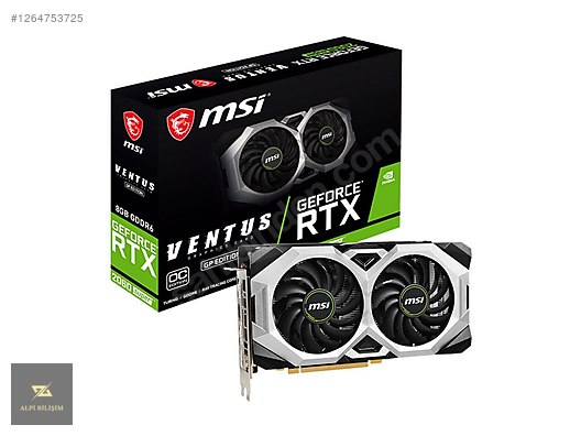 MSI GEFORCE RTX 2060 SUPER VENTUS GP OC 8GB GDDR6 256bit NVIDIA