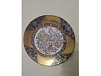 El İşi Altın Varaklı Çin Duvar Tabağı