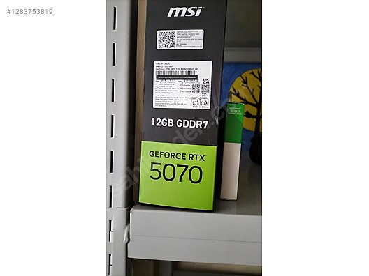 MSI RTX 5070 12 GB SHADOW 2X - MSI Ekran Kartı İlanları sahibinden.com'da