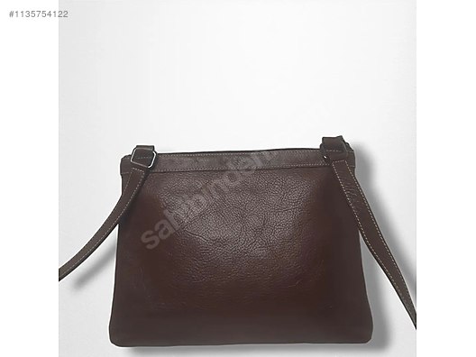 Dark brown shop leather crossbody bag