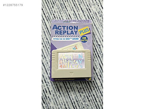 Sega Saturn Action Replay plus 4m cib | -torget