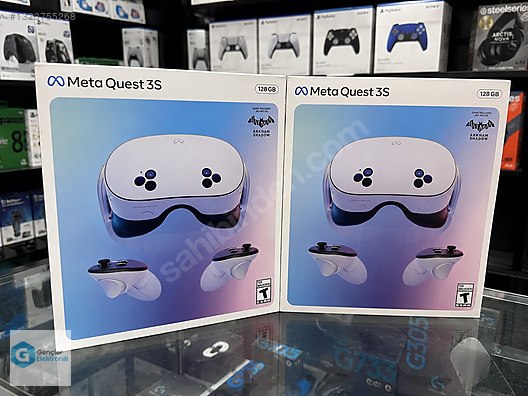 Meta Quest 3S 128GB / SIFIR KAPALI KUTU / TAKAS + HIZLI KURYE