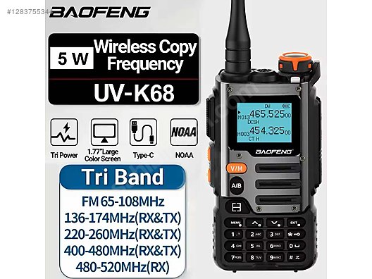 İkinci El ve Sıfır Alışveriş / Teknik Elektronik / Lisanssız Telsiz / El Telsizi