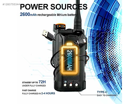 İkinci El ve Sıfır Alışveriş / Teknik Elektronik / Lisanssız Telsiz / El Telsizi