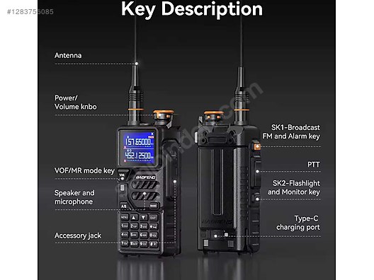 İkinci El ve Sıfır Alışveriş / Teknik Elektronik / Lisanssız Telsiz / El Telsizi