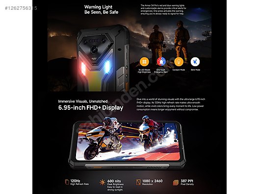 Used & Brand New Items / Cell Phones & Accessories / Cell Phones / Ulefone / Armor 34 Pro