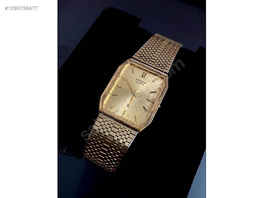 Citizen / Orijinal Citizen 1986 Altın Kaplama Saat on sahibinden