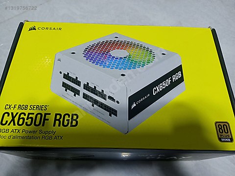 Corsair Cx650f RGB 650w Beyaz Power Supply sahibinden.comda