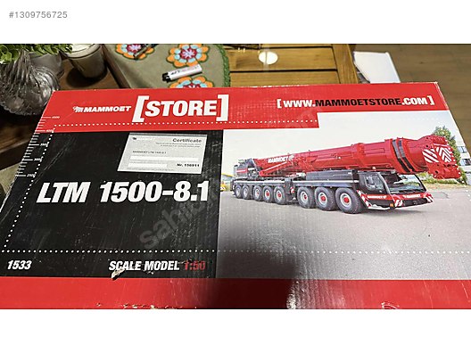 WSI Diecast Model 1/50 Liebherr Vinç İş Makinesi - 1309756725