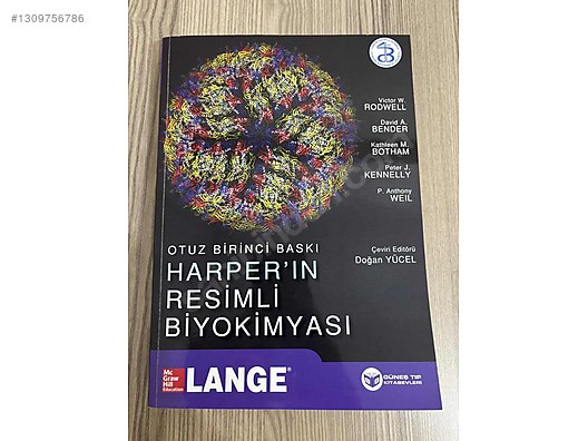 Harpe Rtexbook Harper Türkçe 31.baskı Biyokimya textbook sahibinden.comda - 1309756786