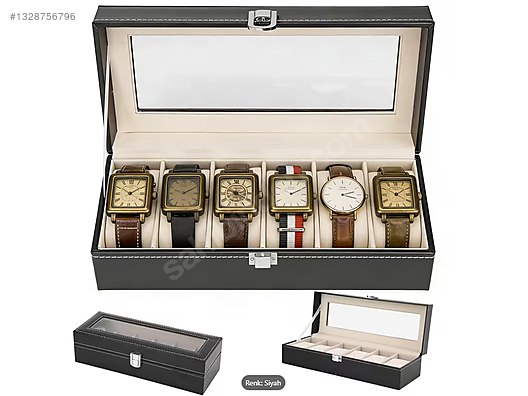 Premium Saat kutusu 6 lı Düzenleyici,Organizer on sahibinden.com