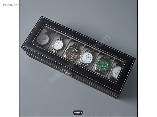 Premium Saat kutusu 6 lı Düzenleyici,Organizer on sahibinden.com