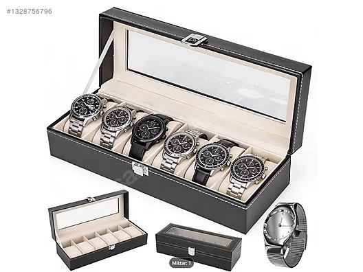 Premium Saat kutusu 6 lı Düzenleyici,Organizer on sahibinden.com