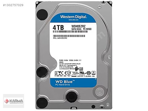 Western Digital WD40EZRZ 4TB Dahili Sabit Disk 3.5 İnç SATA HDD