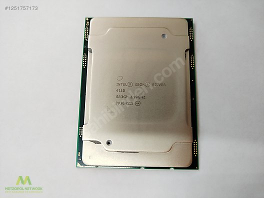 Intel Xeon Silver 4110 İşlemci 11M Cache, 2.10 GHz HP Gen10 sahibinden ...