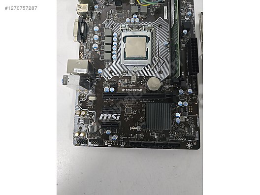 MSI H110M PRO-D - Anakart ve Tüm Masaüstü Bilgisayar Parçaları sahibinden.com'da