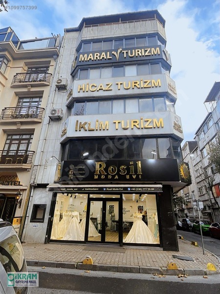 4 katlı 400 m² satılık dükkân & mağaza