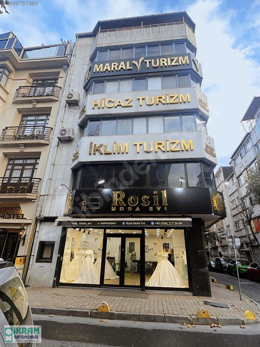 4 katlı 400 m² satılık dükkân & mağaza