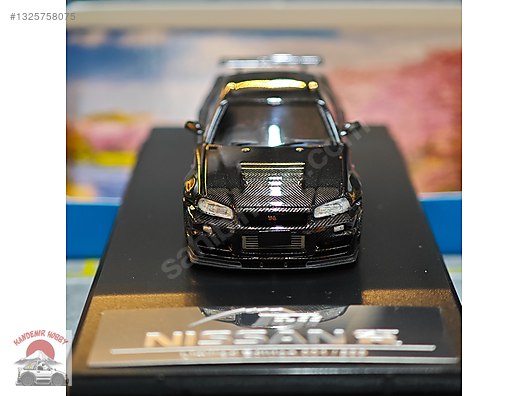 1/64 FUJİ MODEL - NİSSAN SKYLİNE GT-R34 CARBON - 999 LİMİTLİ on