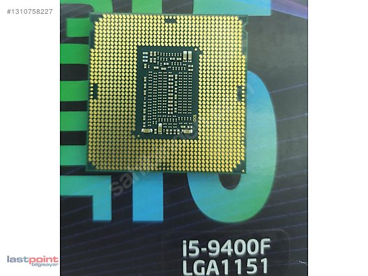 Intel Core i5 9400F 1151 9. Nesil 2.9GHz 9MB İşlemci Kutu+Fan