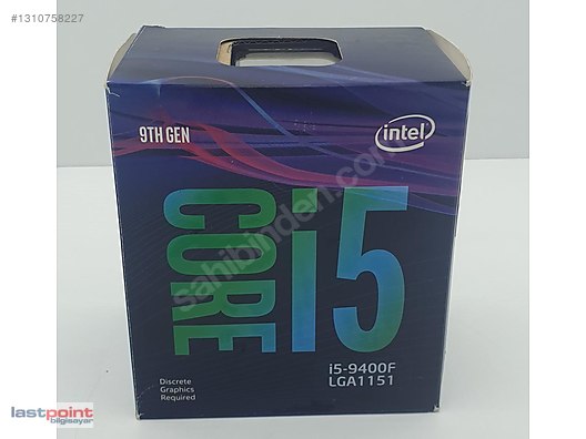 CPU i5まとめ売り Intel Core i5 9400F 1151 9. Nesil 2.9GHz 9MB İşlemci Kutu+Fan