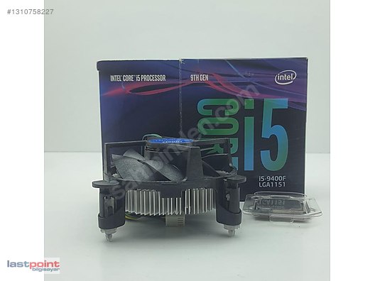 Intel Core i5 9400F 1151 9. Nesil 2.9GHz 9MB İşlemci Kutu+Fan