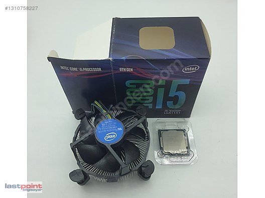 Intel Core i5 9400F 1151 9. Nesil 2.9GHz 9MB İşlemci Kutu+Fan