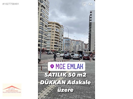 MGE DEN ADAKALE CAD SATILIK 50 m2 KİRACILI 2000 Tl 1.300000 Tl