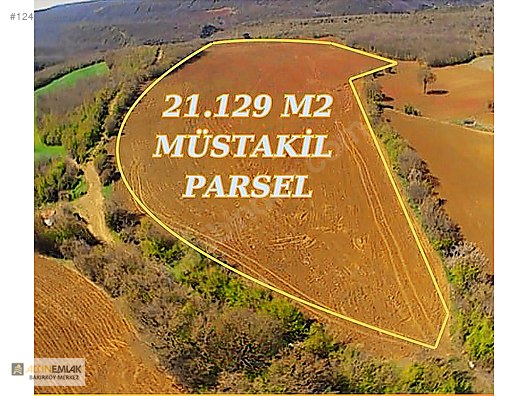 Şarköyde 21.129 m² Tek Tapu Müstakil Tarla Yola Cepheli,