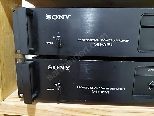 Sony / SONY MU A-151 POWER AMPLIFIER TEREMİZ VE ORJİNAL on