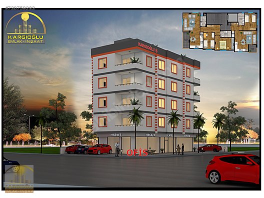 İnşaat Firmasından 2+1, m2 Satılık Daire 165.000 TL�ye