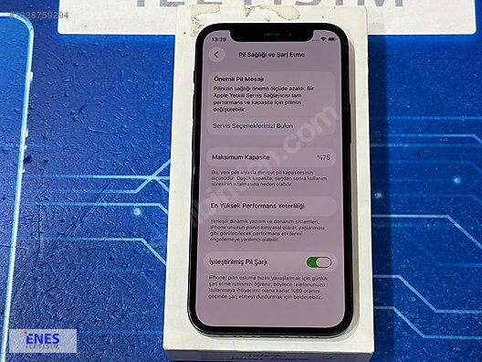 Apple / iPhone 12 Mini / Sıfırdan Farksız PİL:75 iPhone 12 MİNİ
