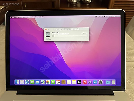 Apple Macbook / APPLE MACBOOK PRO A1398 2015 i7 2.8 M370X 2GB 16GB