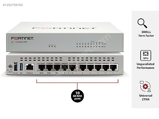 Fortinet Fortigate 60F Firewall sahibinden.comda - 1252759760