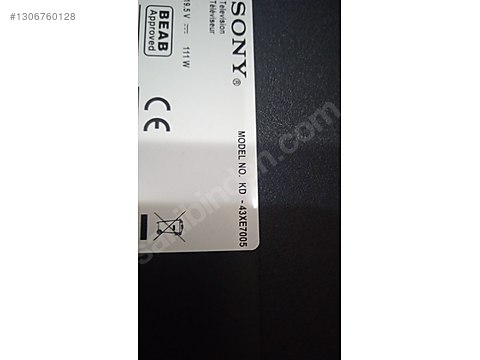SONY KD-43XE7005 sahibinden.comda - 1306760128