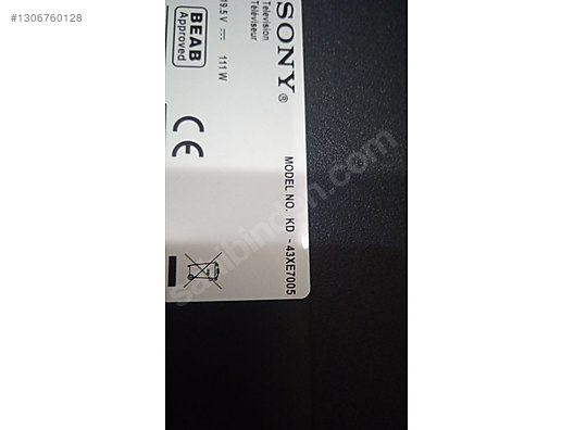 SONY KD-43XE7005 sahibinden.comda - 1306760128