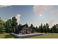 Anahtar Teslim 3+1 85 m2 Üçgen Çelik Ev