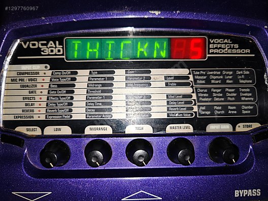 ギター DigiTech VOCAL 300 DigiTech Vocal 300 Prosesör Multi-Effects Guitar gitar Pedal