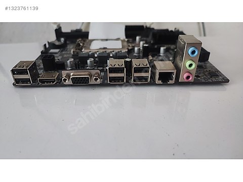 2.EL 1155 PİN ESONİX ZX-H61C/B75 V2,3 SORUNSUZ on sahibinden.com