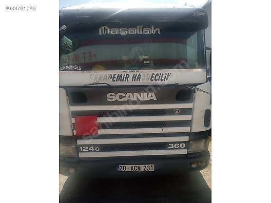 scania g 124 360 scania 360 2000 model at sahibinden com 933761765