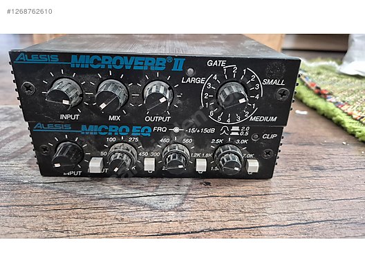 Alesis Micro EQ ve Alesis Micro Microverb II 1/3rack Kolleksiyon